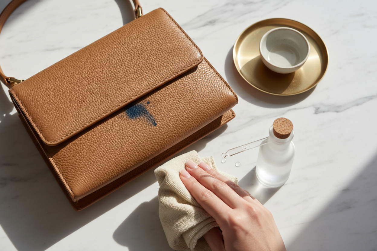 How to Remove Stains from a Leather Bag (Ink, Water Rings, Makeup, Grease)