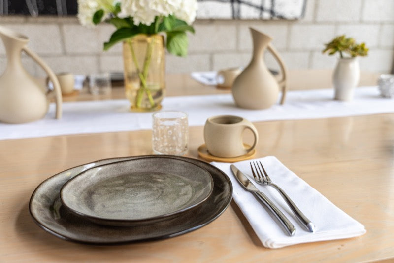 Onna Ehrlich Linen Napkins white color