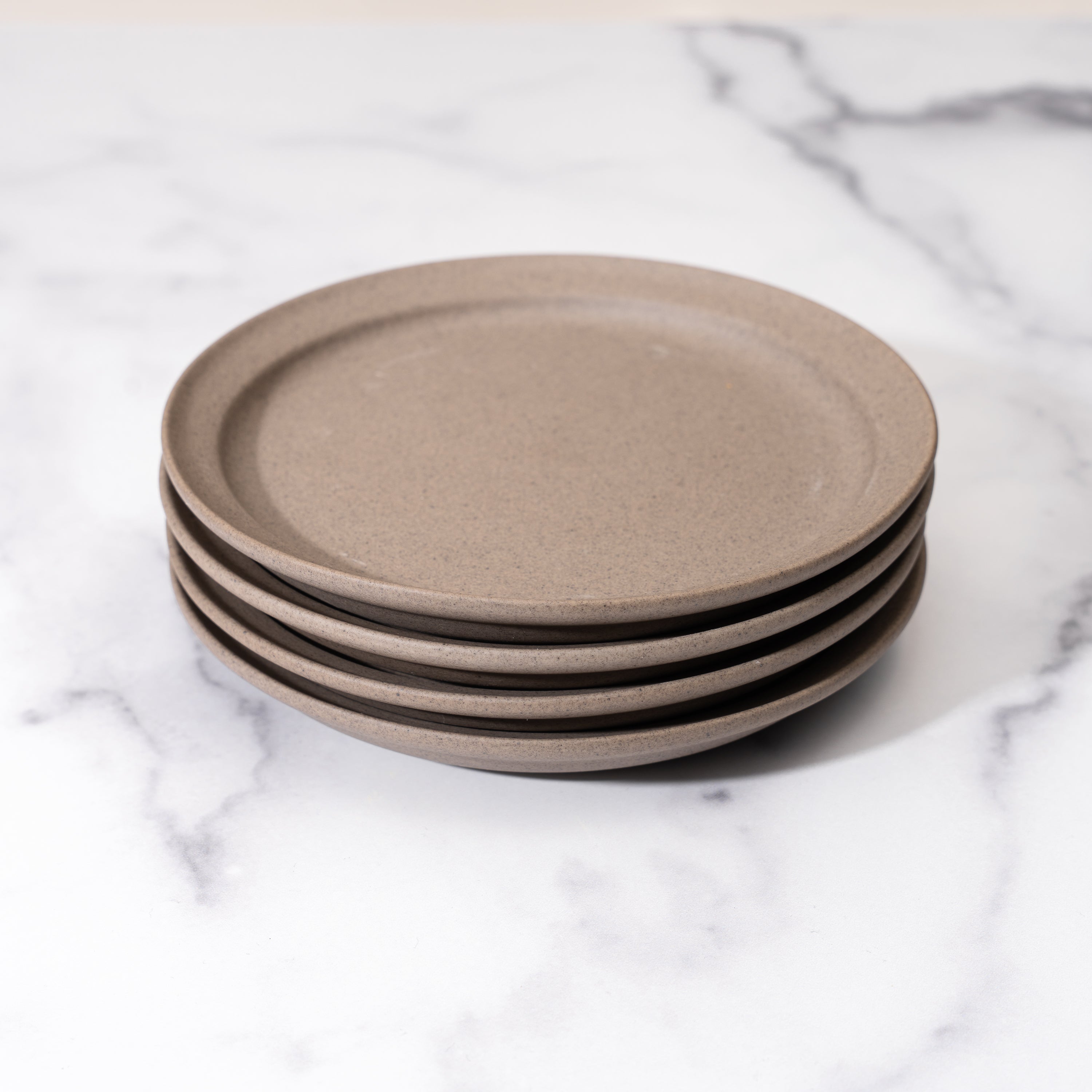 Stoneware Saucer Plates set of 4