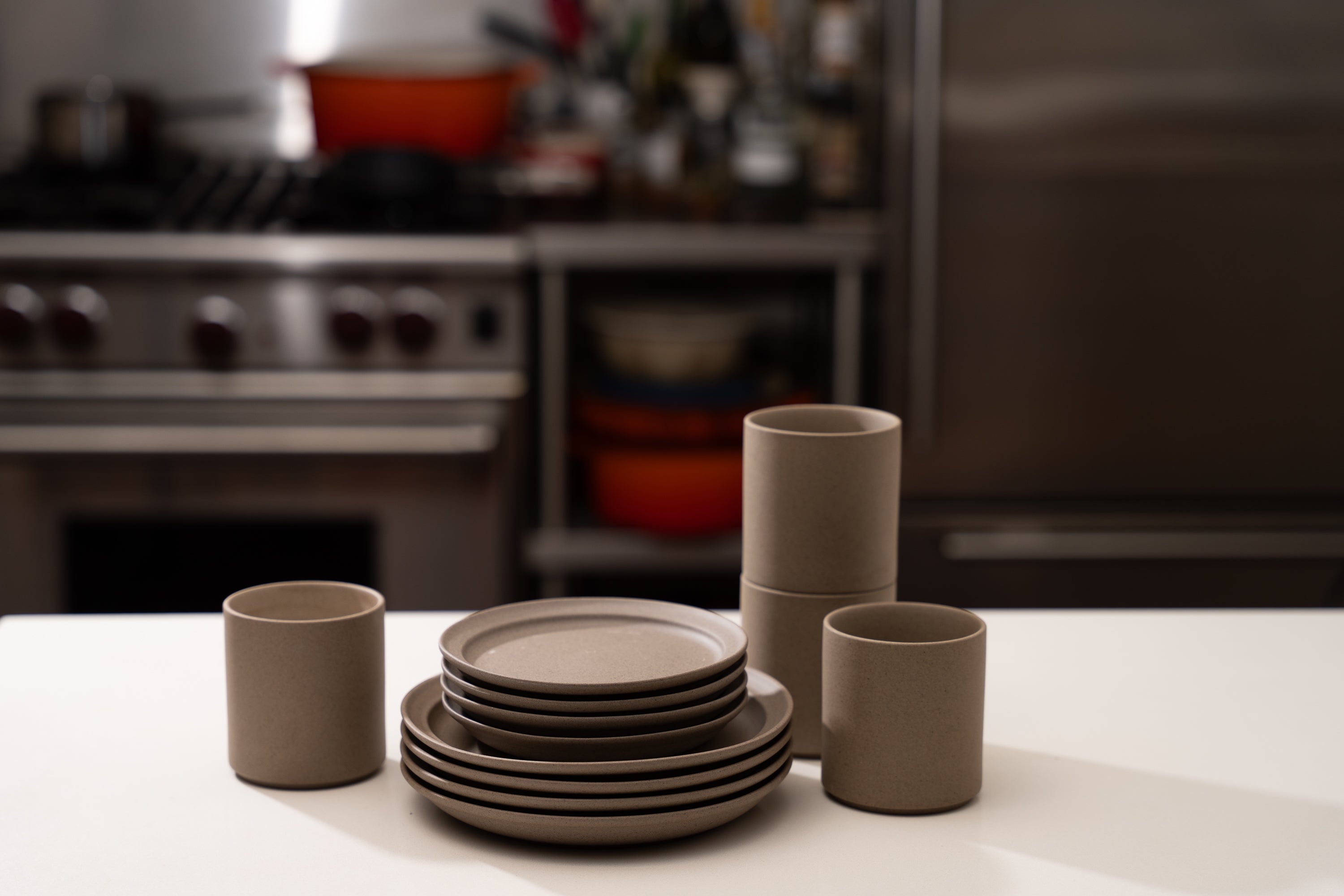 Stoneware Saucer Plates set of 4