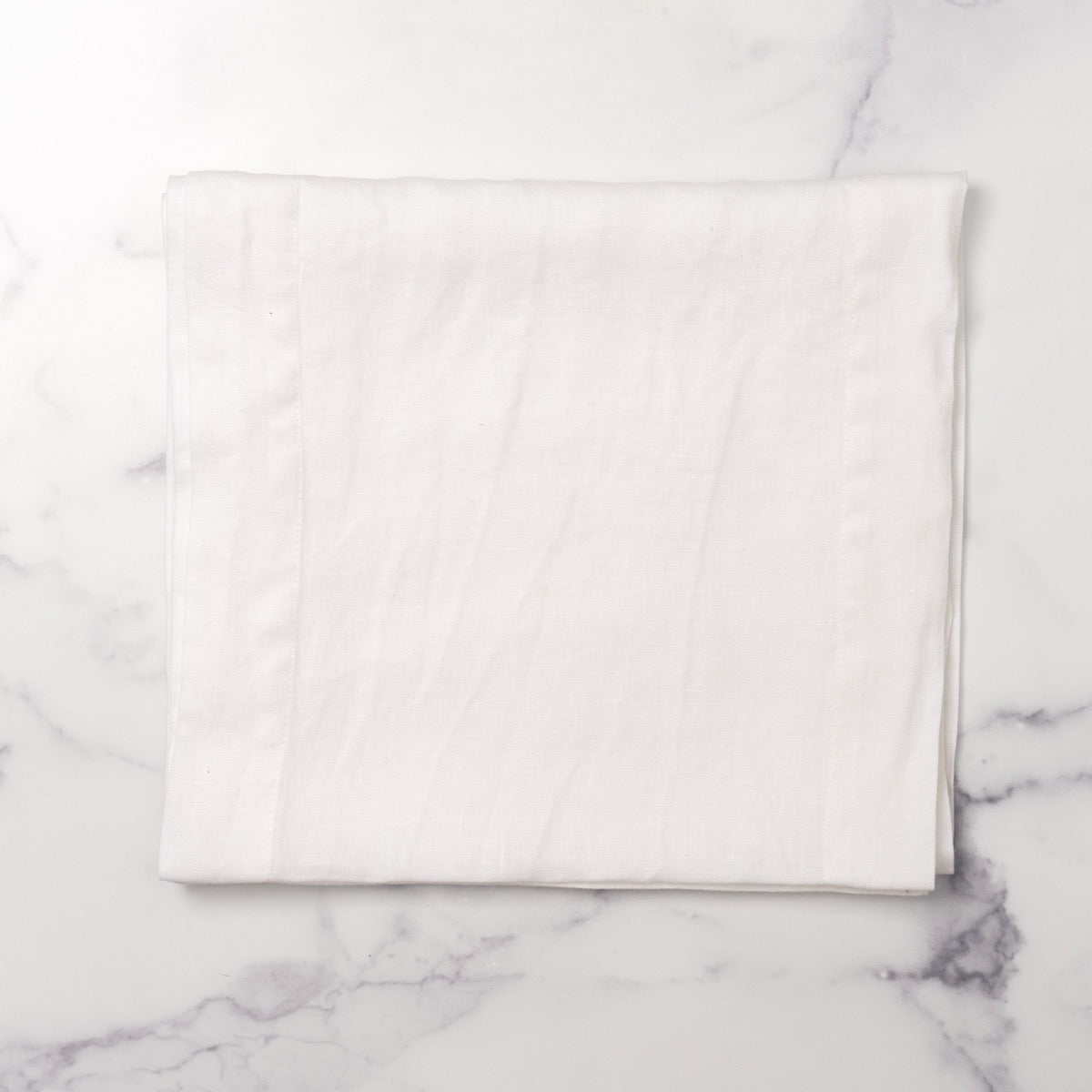 Onna Ehrlich Linen Table Runner White