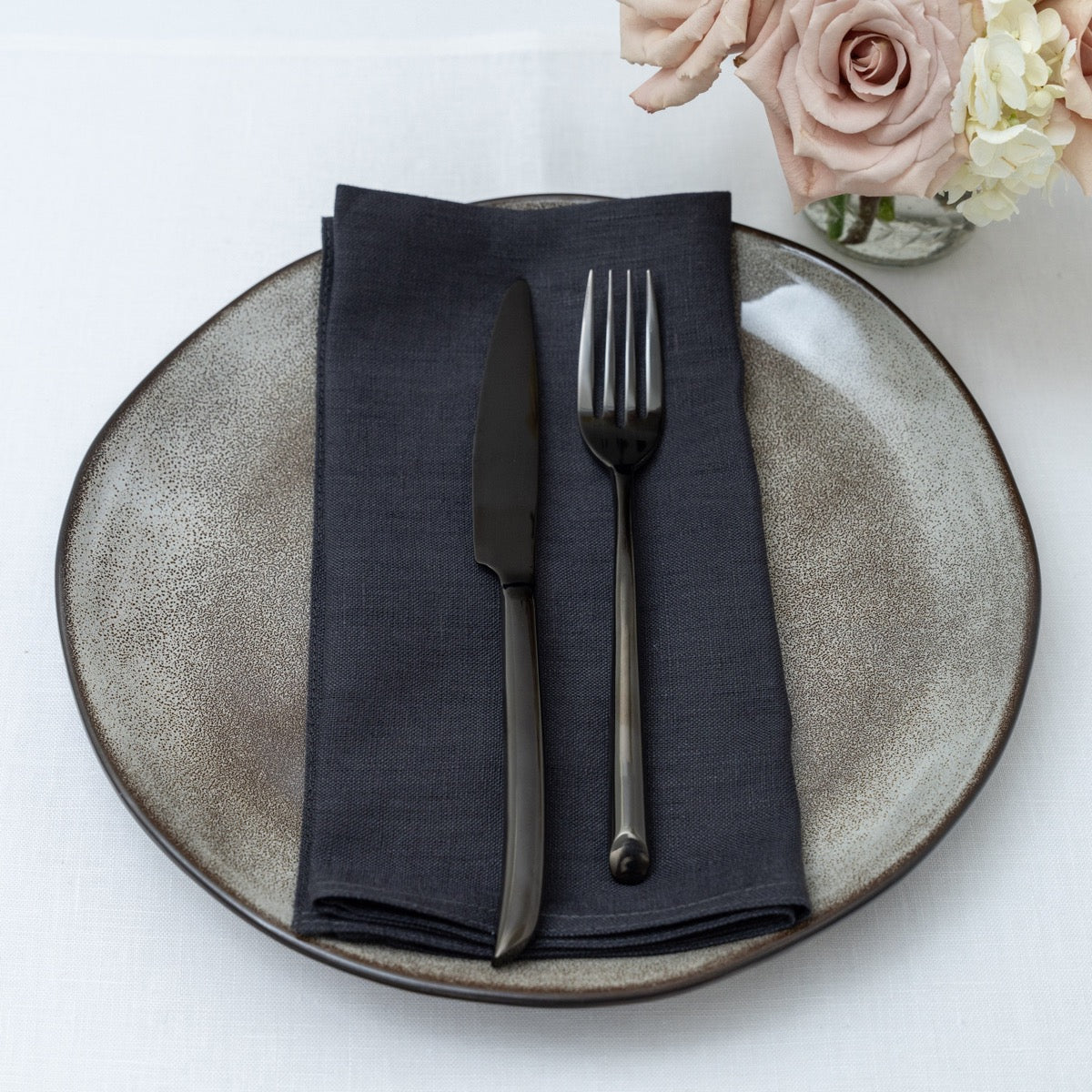 Cutlery Set Shinny Black by Onna Ehrlich 