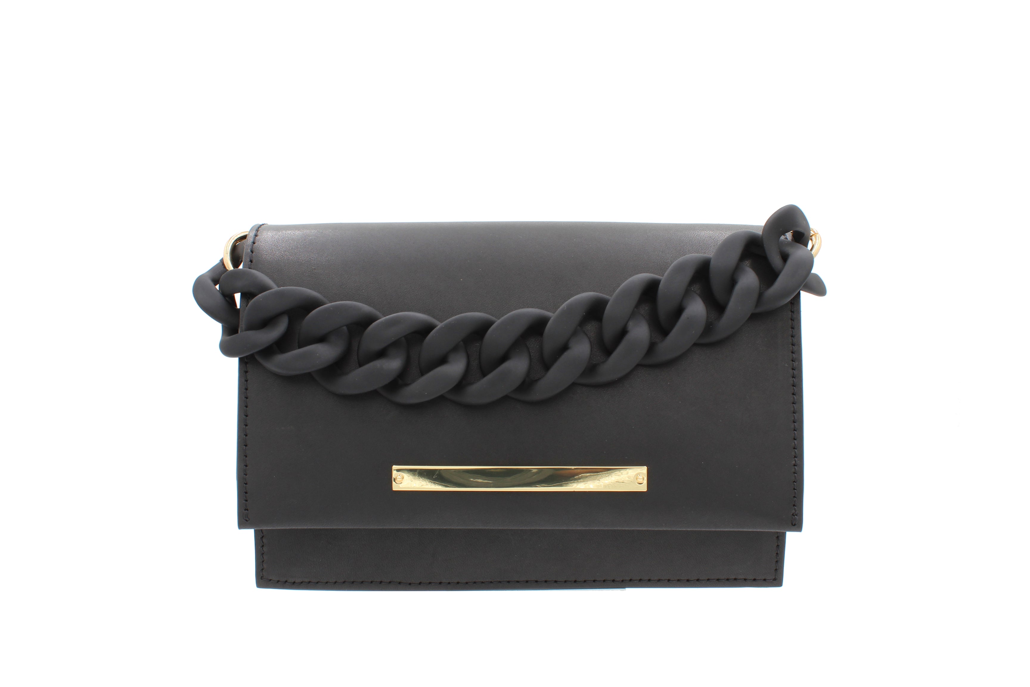 Juliette black shoulder bag by Onna Ehrlich
