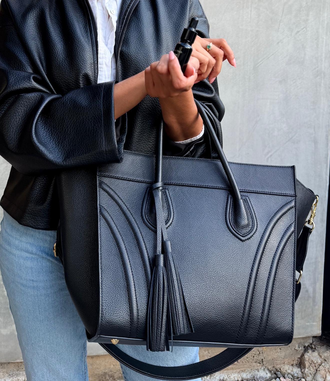 Miko Black Handbag – Luxury Designer Bag for Women – Onna Ehrlich