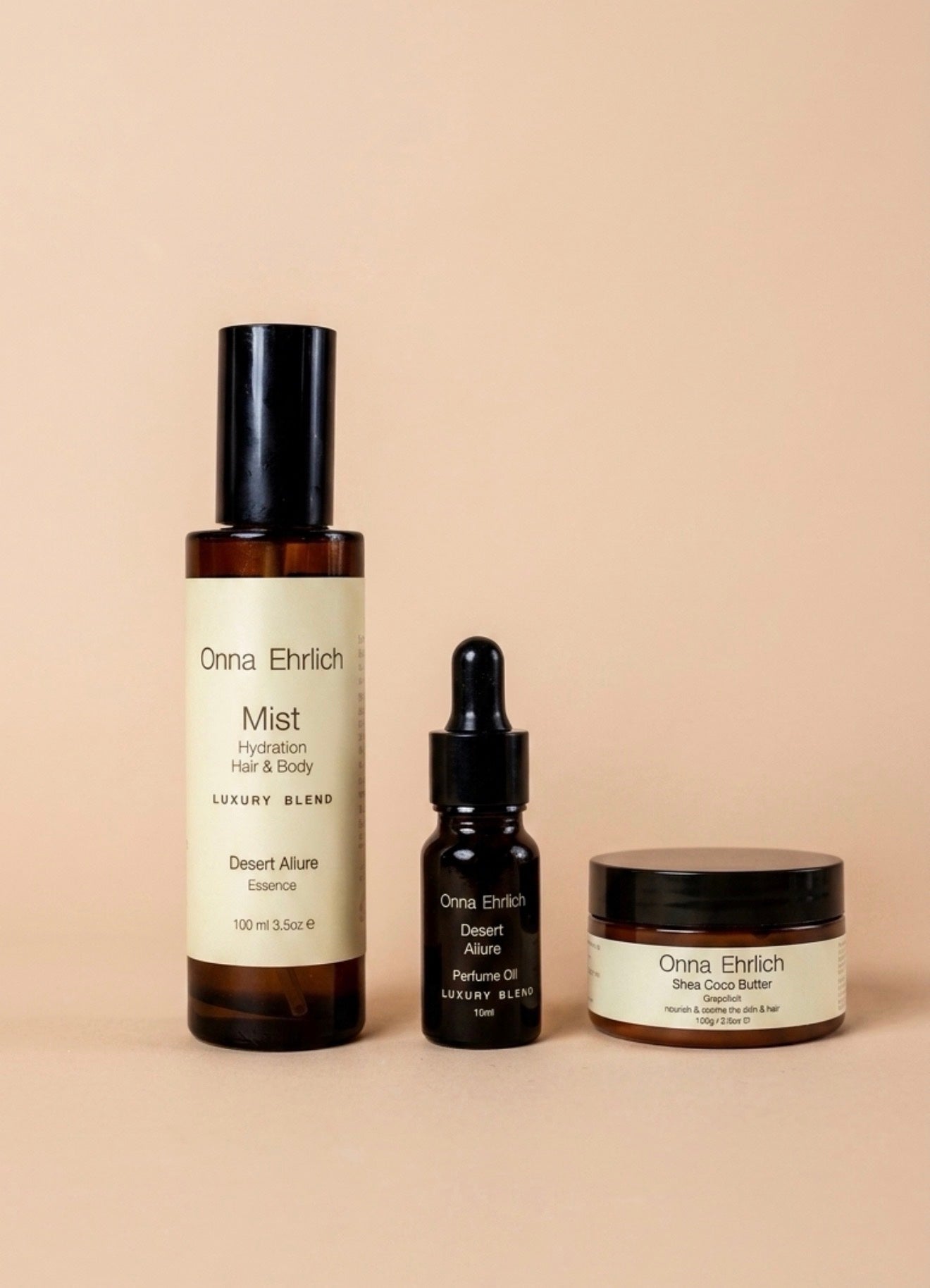 Desert Allure Ritual Bundle — Mist, Perfume Oil, Shea Coco Butter