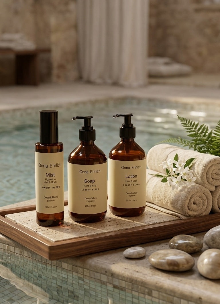 Desert Allure Ritual Bundle — luxury spa tray lifestyle