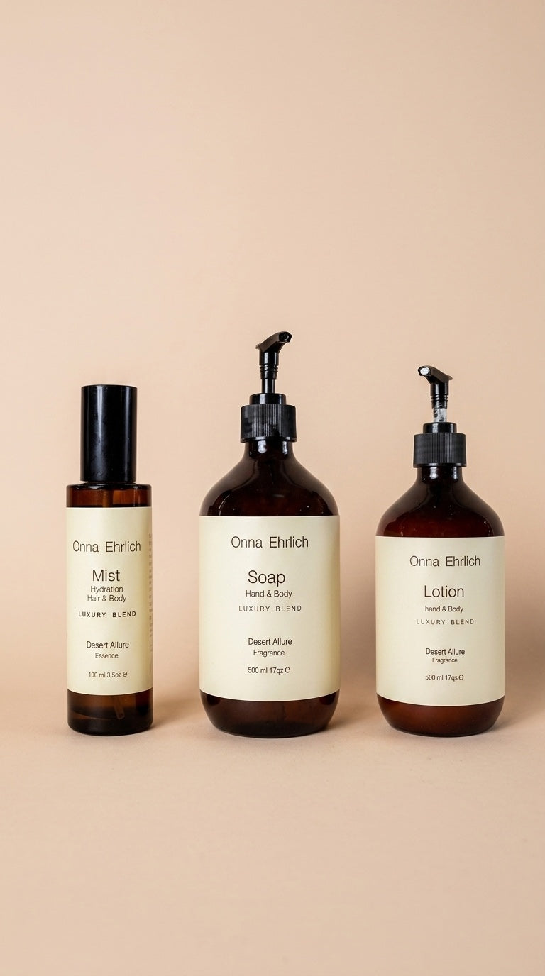 Desert Allure Spa Ritual Bundle — Mist, Soap, and Lotion