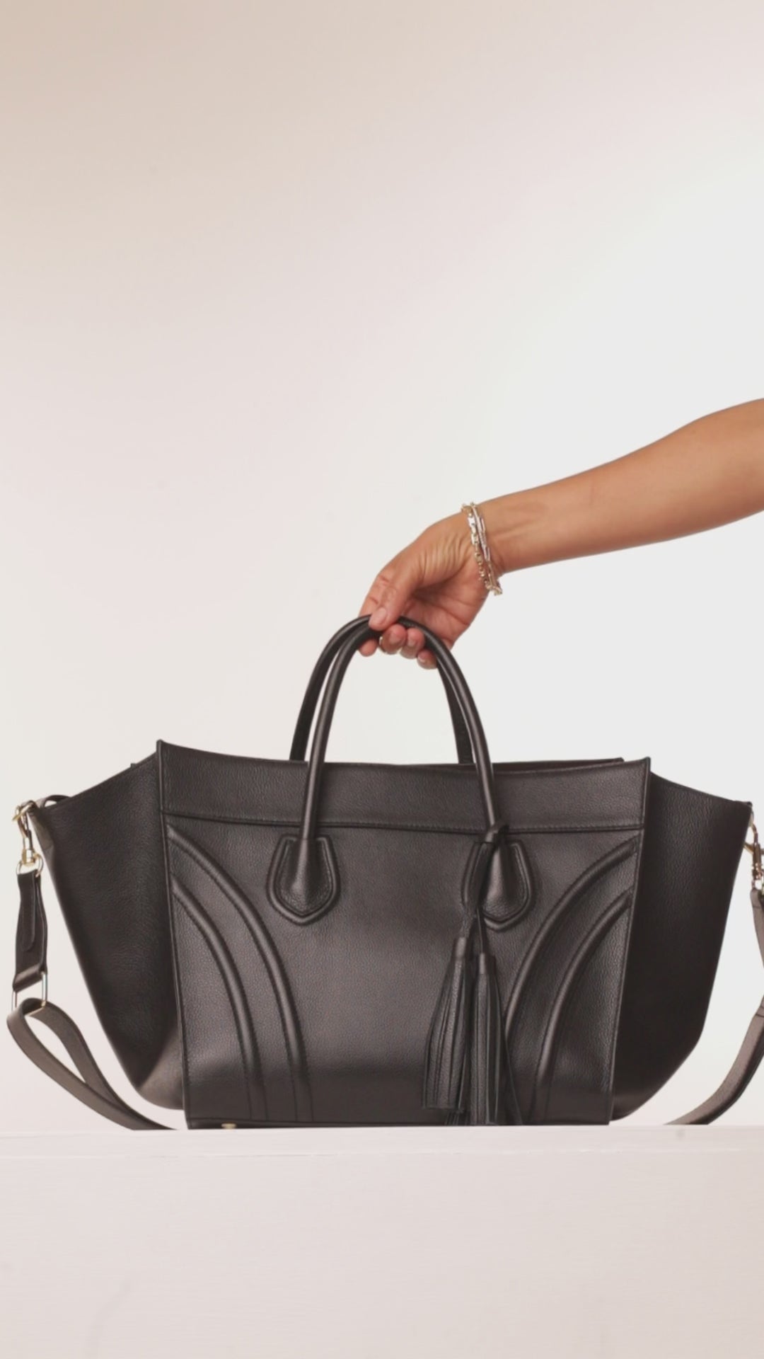 Miko Black Handbag – Luxury Designer Bag for Women – Onna Ehrlich