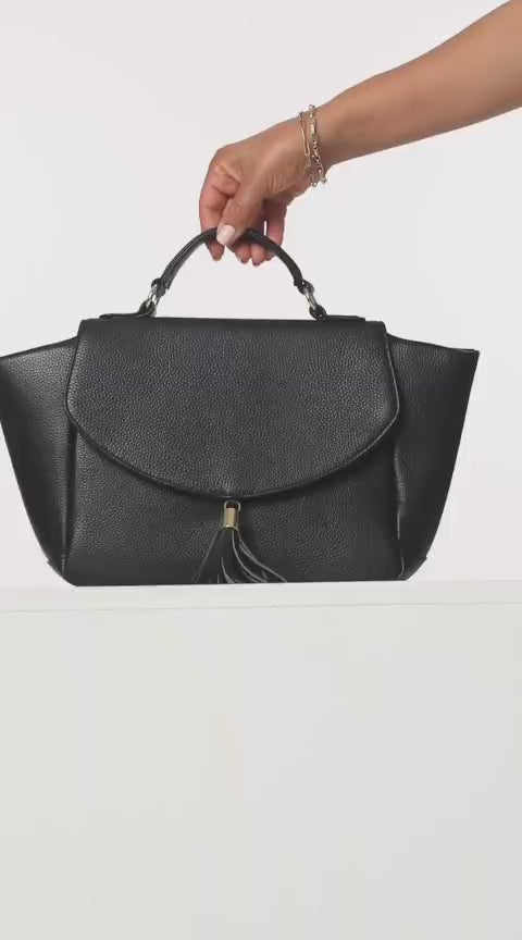 Amelia Leather Crossbody Bag | Pin-Hole Cowhide | Onna Ehrlich