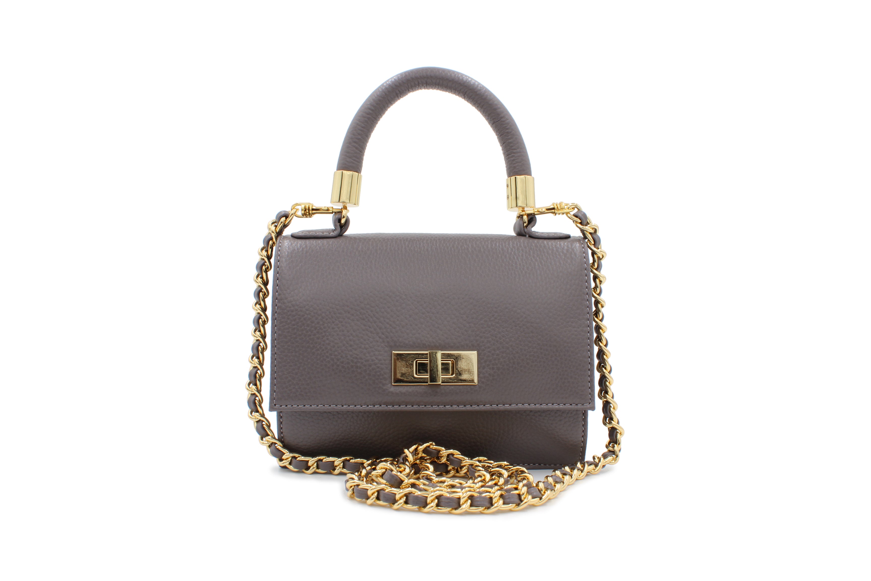 Mini Cloey - Shitaki Pebble Leather Bag – Onna Ehrlich