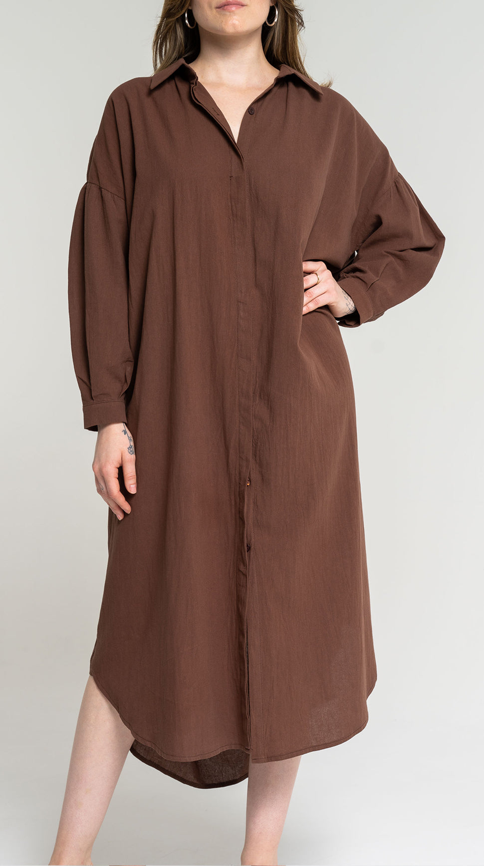 summer loose fit linen dress 