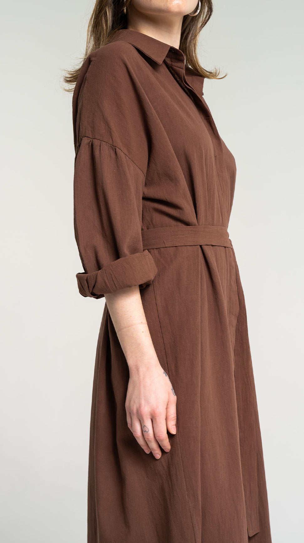 linen shirt dress 