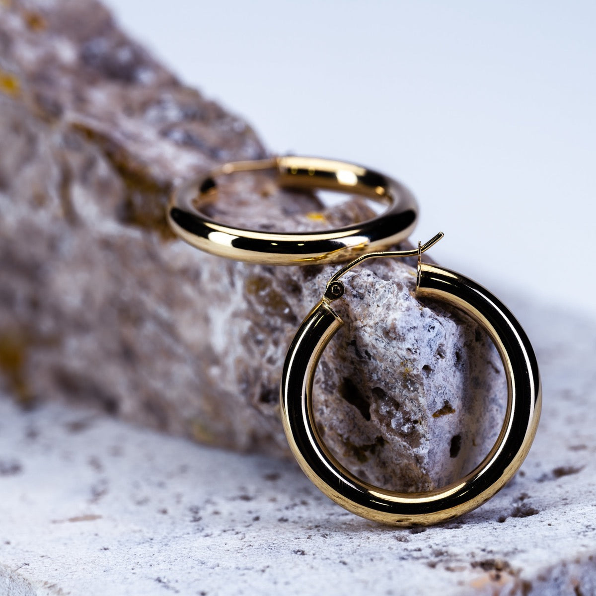 14kt Gold Hoop Earrings perfect gift for mom or wife