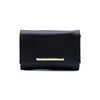 Lelu crossbody bag in black color, displayed to emphasize its sleek design and stylish versatility for on-the-go fashion