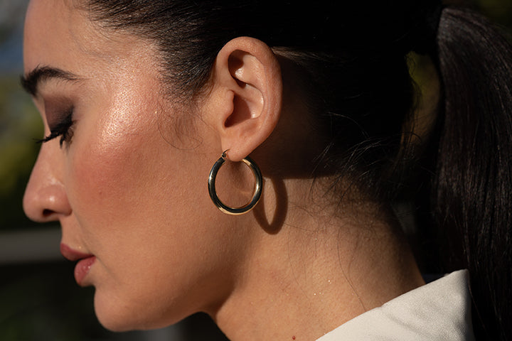 14kt Gold Hoop Earrings